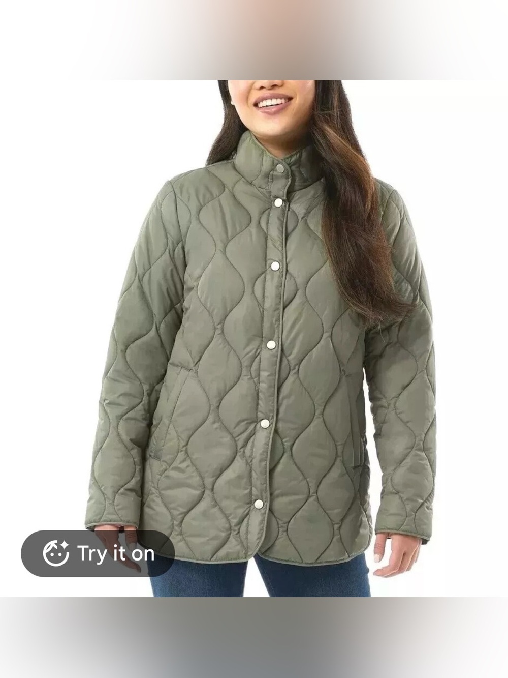32° Heat Quilted Jacket in Tea Leaf size XL EUC